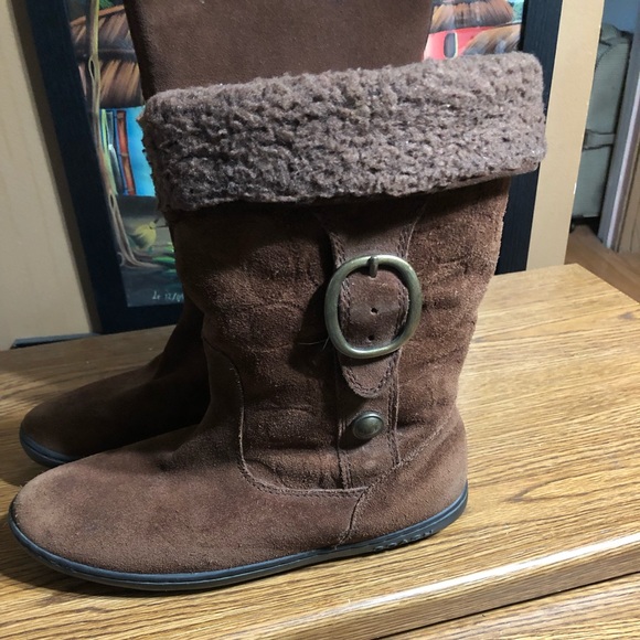 COACH Suede/Shearling Boot - Picture 4 of 4